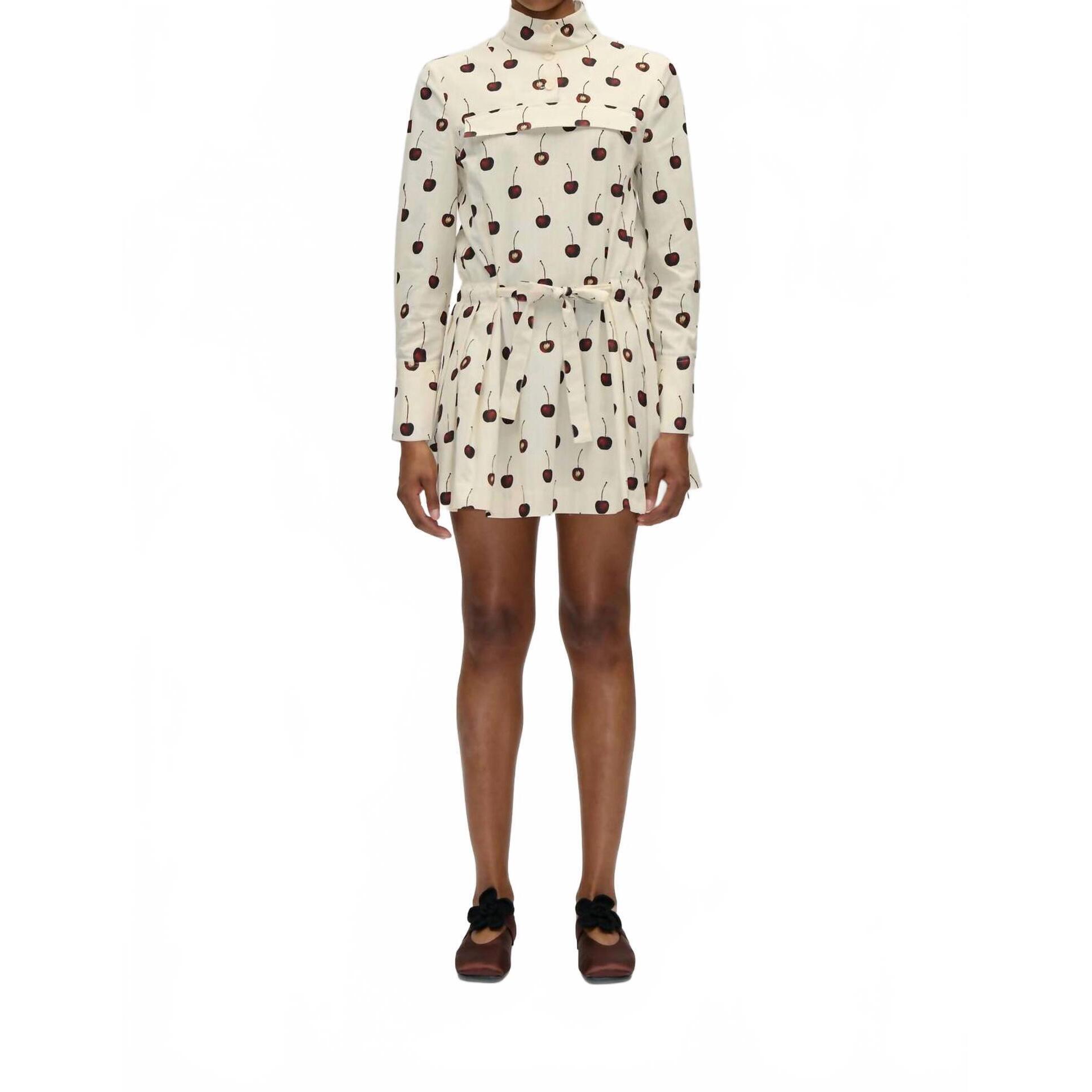 New Stine Goya Pullover Parka Dress In Cream